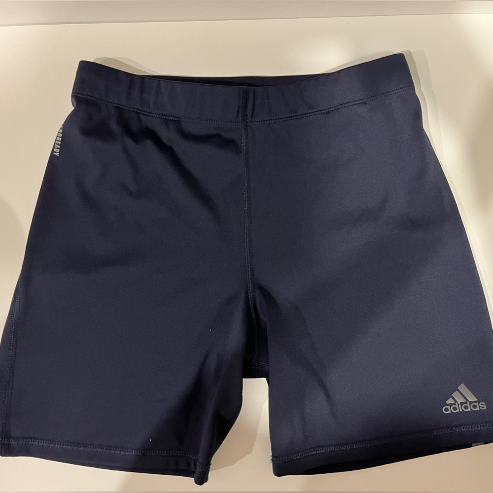 Adidas Women's Dark Blue Athletic Shorts
